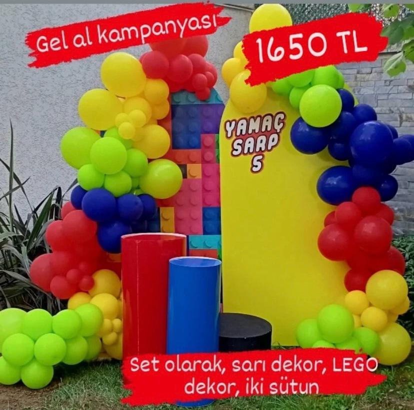 Lego Sarı Set Arka Fon