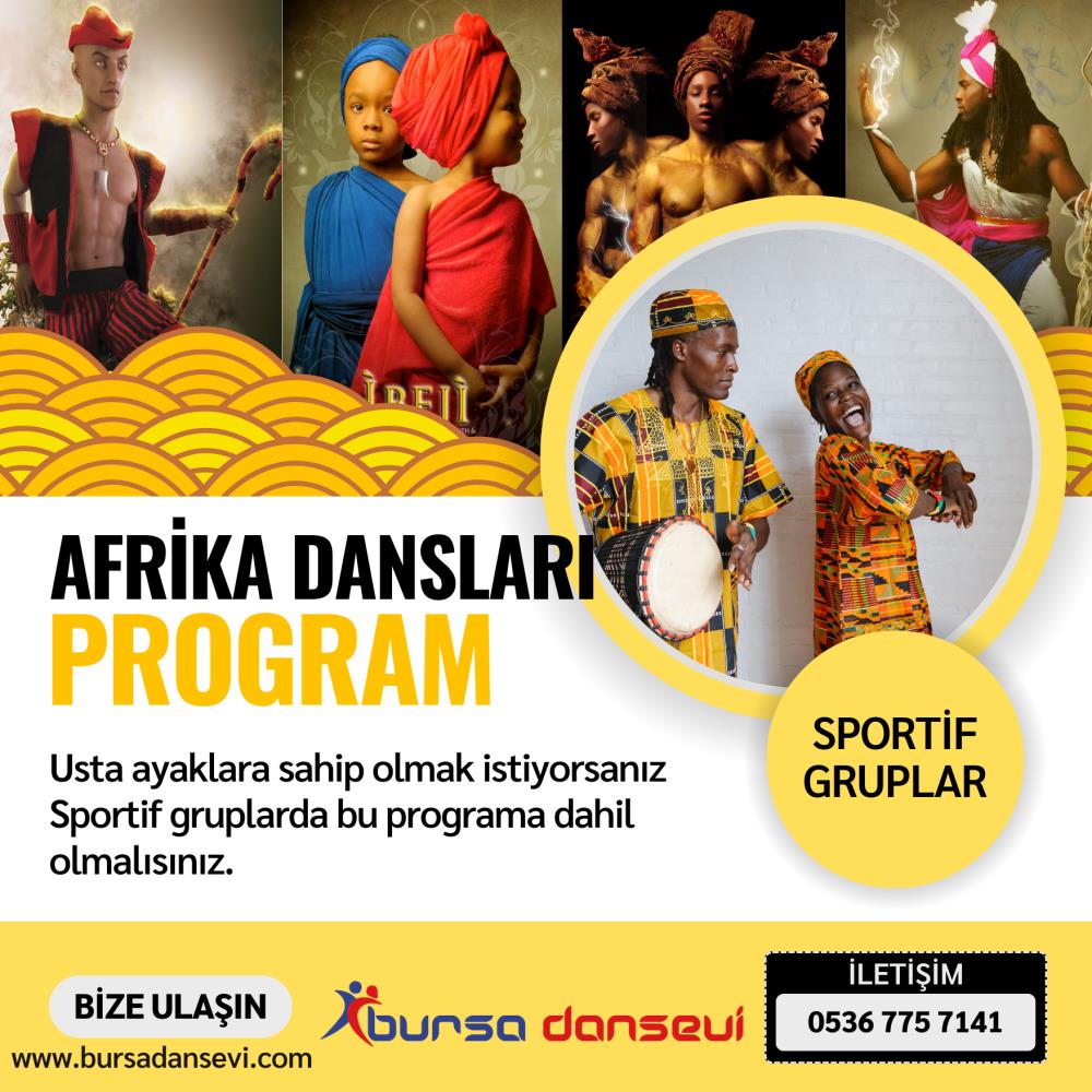 AFRİKA DANSLARI EĞİTİMİ