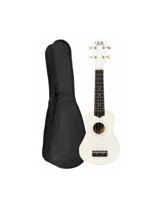 Puka PK-10 BK Siyah Soprano Ukulele Taşıma Çantalı