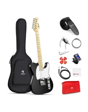 Vangoa VT-100 BK Siyah Telecaster Elektro Gitar