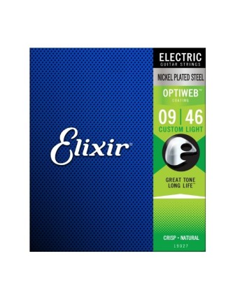 Elixir 19027 Optiweb Elektro Gitar Teli ( 9-46 )