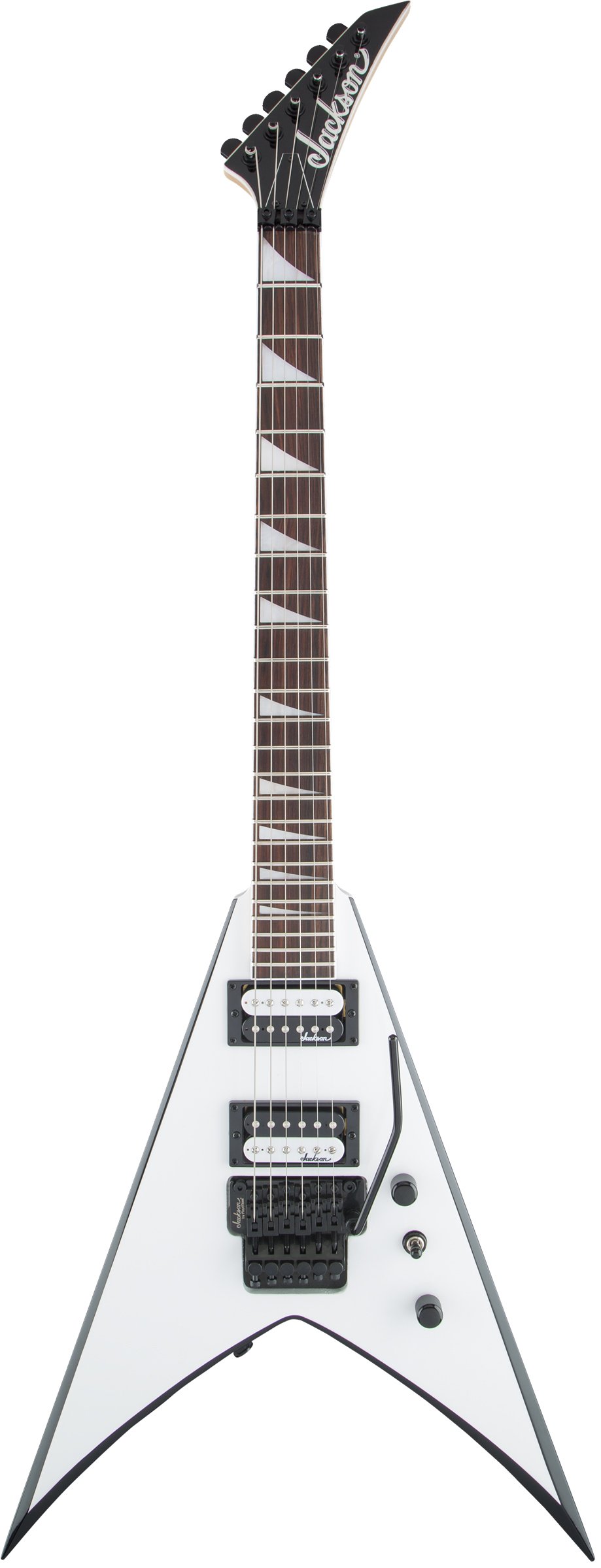 Jackson Js32T King V Amaranth White with Black