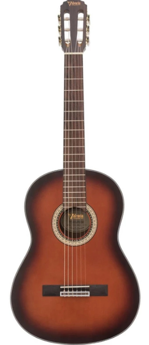 Valencia VC404 CSB Sunburst  Mat  Klasik Gitar