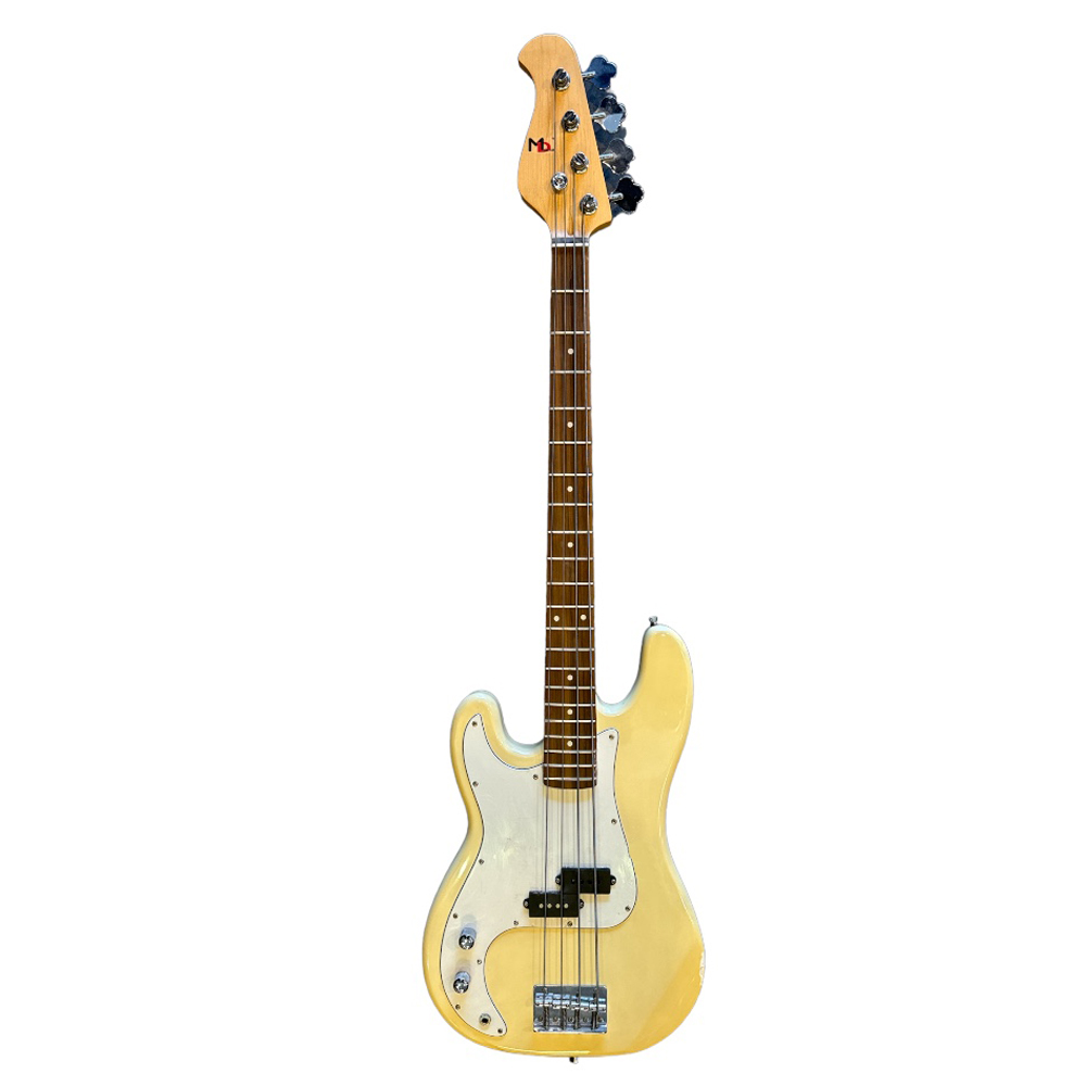 MD Beyaz Bass Gitar Solak ( Outlet )